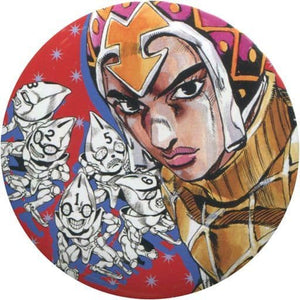 Guido Mista JoJo's Bizarre Adventure Part 5: Golden Wind Collection Can Badge Hirohiko Araki Original Art Exhibition JOJO Ripple of Adventure Limited Can Badge [USED]