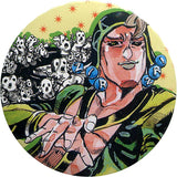 Risotto Nero JoJo's Bizarre Adventure Part 5: Golden Wind Collection Can Badge Hirohiko Araki Original Art Exhibition JOJO Ripple of Adventure Limited Tin Badge [USED]