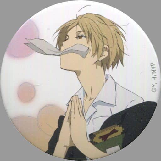 Takashi Natsume Natsume's Book of Friends the Movie Theater Related Visuals Collection Can Badge Theater Limited Tin Badge [USED]