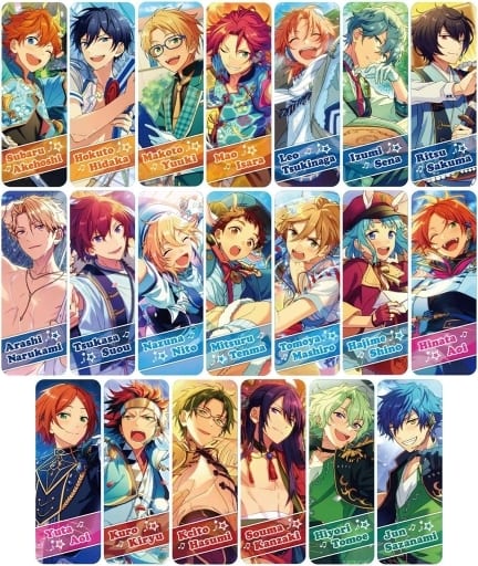 Subaru Akehoshi, etc. Ensemble Stars! Long Can Badge Collection 09 All 20 Types Set Acrylic Item [USED]
