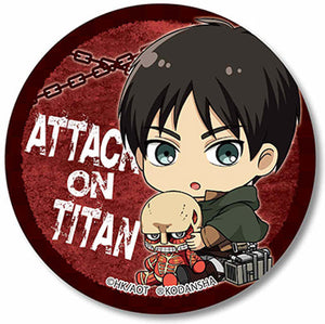 Ellen Yeager Colossal Titan Attack on Titan Season 3 Gyugyutto Can Badge [USED]