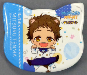 Mitsuru Tenma Ensemble Stars! Cat Shaped Can Badge Collection C Namja Town Cat*Festival Limited Can Badge [USED]