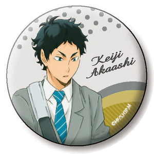 Keiji Akaashi Full Color Haikyu!! Can Badge Collection Can Badge [USED]