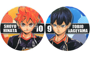 Shoyo Hinata Tobio Kageyama JF2019 Limited Ver. Haikyu!! Collection Can Badge Jump Festa 2019 Limited Set of 2 Can Badge [USED]