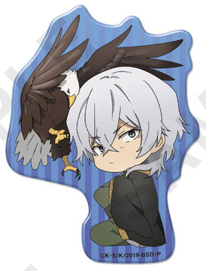 Yukichi Fukuzawa Bungo Stray Dogs Clear Clip Badge Winter Bird Badge [USED]