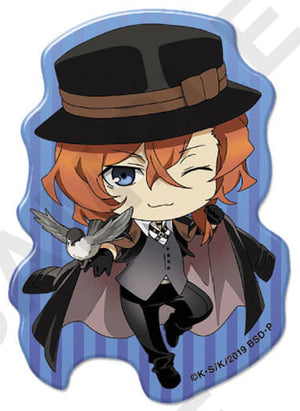 Chuuya Nakahara Bungo Stray Dogs Clear Clip Badge Winter Bird Badge [USED]