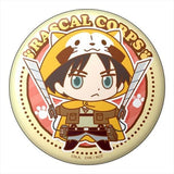 Ellen Yeager Raccoon Rascal X Attack on Titan Okkime Trading Can Badge [USED]