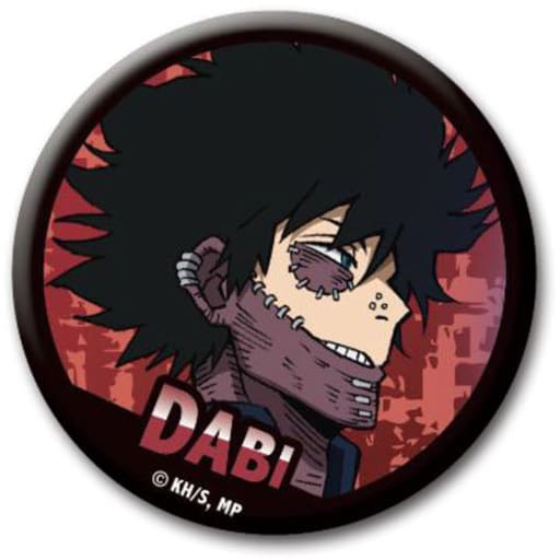 My Hero Academia Dabi Trading Can Badge VS Villain Buttons [USED]