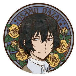 Osamu Dazai Bungo Stray Dogs Art Nouveau Series Can Badge Tin Badge [USED]