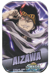 My Hero Academia Shota Aizawa Square Shaped Can Badge Amusement Ichiban Cafe Smash Rising Collaboration Part 2 Limited Buttons [USED]