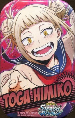 Toga Himiko My Hero Academia Square Shaped Can Badge Amusement Ichiban Cafe Smash Rising Collaboration Part 2 Limited Tin Badge [USED]