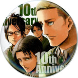 Levi Ackerman, etc. Attack on Titan Special 55mm Can Badge Bessatsu Shonen Magazine Limited June 2019 Issue Supplement Can Badge [USED]