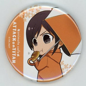 Sasha Blouse Attack on Titan Season 3 Part.2 Trading Can Badge Group A animate cafe Limited Can Badge [USED]