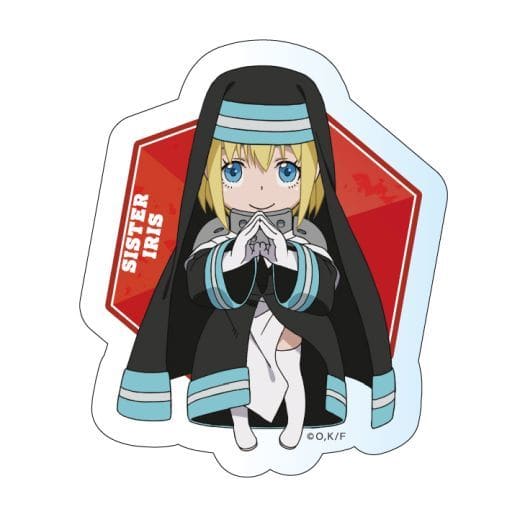 Fire Force Iris Acrylic Badge Buttons [USED]