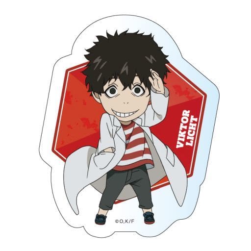 Fire Force Viktor Licht Acrylic Badge Buttons [USED]