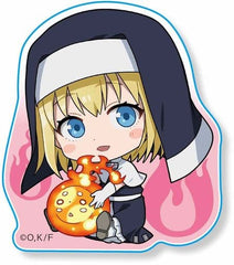 Fire Force Iris Gyugyutto Acrylic Badge Buttons [USED]