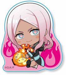 Fire Force Princess Hibana Gyugyutto Acrylic Badge Buttons [USED]