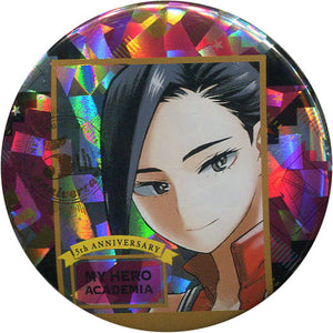 Momo Yaoyorozu My Hero Academia Chocolate & Partial Holo Can Badge Tin Badge [USED]