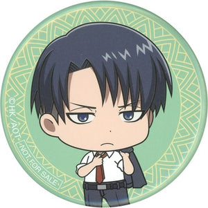 Levi Ackerman SD Attack on Titan Original Can Badge Sukiya Limited Take-Out Order Specials Can Badge [USED]