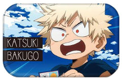 My Hero Academia Katsuki Bakugo Childhood Round Squiare Can Badge 4 Buttons [USED]