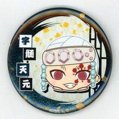 Tengen Uzui Demon Slayer: Kimetsu no Yaiba 56mm Can Badge Sweets Paradise Limited Mochikororin Plush Mascot Hashira Ver. Box Purchase Bonus Tin Badge [USED]