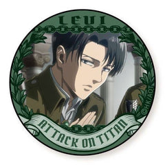 Levi Ackerman Look Sideways Attack on Titan Trading Can Badge Levi Special Part2 Tin Badge [USED]