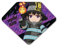 Fire Force Maki Oze Trading Prism Badge Buttons [USED]