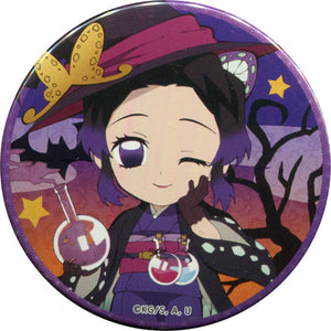 Shinobu Kocho Normal Demon Slayer: Kimetsu No Yaiba X ufotable Cafe Random Can Badge Demon Slayer: Kimetsu no Yaiba ufotable cafe Dining Happy Halloween Part.2 Limited Can Badge [USED]