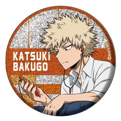 My Hero Academia Katsuki Bakugo Glitter Can Badge Collection Buttons [USED]