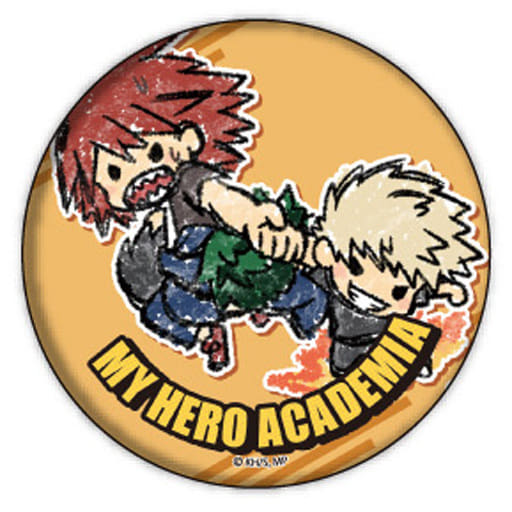My Hero Academia Eijirou Kirishima Katsuki Bakugo Graph Art Design Blind Packaged Can Badge 1 Buttons [USED]