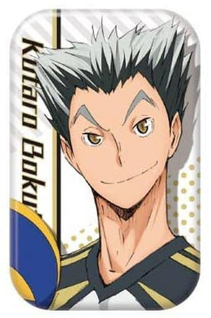 Kotaro Bokuto Haikyu!! TO THE TOP Round Squiare Can Badge Badge [USED]