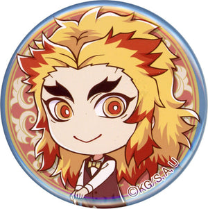 Kyojuro Rengoku Demon Slayer: Kimetsu no Yaiba Trading Can Badge Fujiiro Shotengai: amiami Street in Akihabara Kimetsu Modern Limited Tin Badge [USED]