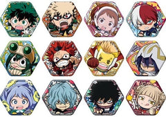 Katsuki Bakugo, etc. My Hero Academia Honey Can Badge Collection 2 All 12 Types Set Tin Badge [USED]
