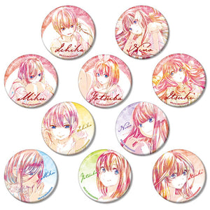 Yotsuba Nakano, etc. The Quintessential Quintuplets Ani-Art Trading Can Badge Vol.2 All 10 Types Set Can Badge [USED]