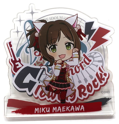 Maekawa Miku 7th Live Tour Glowing Rock! Ver. THE IDOLM@STER Cinderella Girls Official Produce Badge 7th Live Tour Special 3chord♪ Glowing Rock! Limited Badge [USED]