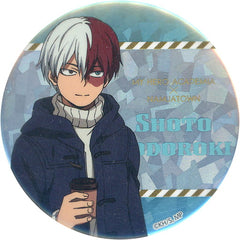 My Hero Academia Shoto Todoroki Glitter Can Badge Heroes' Day Off at NAMJATOWN Exclusive Mini Game Putting Smash!! Prize A Buttons [USED]
