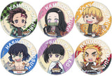 Tanjiro Kamado, etc. Tsukiji Gindako X Demon Slayer: Kimetsu no Yaiba Limited Design Can Badge 5 fune Course Prize 6 Types Set Can Badge [USED]