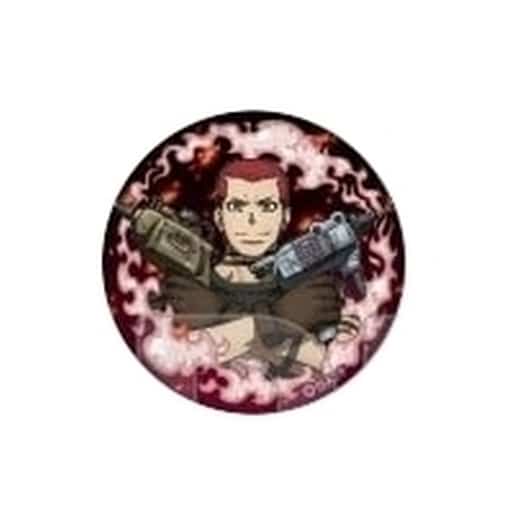 Fire Force Vulcan Joseph Blind Packaged Can Badge Chapter 1 Package Illustration Buttons [USED]