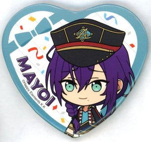 Mayoi Ayase Ensemble Stars!! Happy New Term!! Heart Can Badge Group A Marukaku Can Badge 2020 Ver. Purchase Bonus Badge [USED]