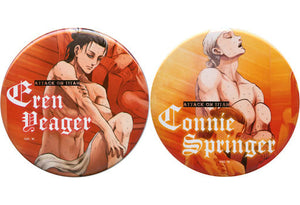 Ellen Connie Attack on Titan 90mm Can Badge Comics Attack on Titan Vol.32 Special Edition Included Benefits Set of 2 Can Badge [USED]