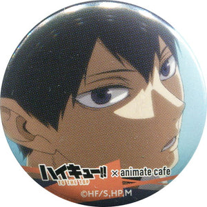 Tobio Kageyama Haikyu!! TO THE TOP Trading Can Badge To The Top Ver. Vol.2 animate cafe Limited Can Badge [USED]