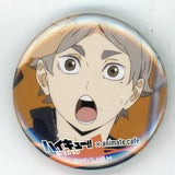 Koushi Sugawara Haikyu!! TO THE TOP Trading Can Badge To The Top Ver. Vol.2 animate cafe Limited Can Badge [USED]