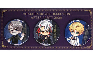 Archer / James Moriarty, etc. Fate/Grand Order Can Badge Chaldea Boys Collection After Party 2020 Limited Set of 3 Can Badge [USED]