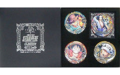 Monkey D. Luffy, etc. One Piece: Stampede Yakara Can Badge Secret 2 Ver. 7net Limited 2nd Edition Movieticket Card Benefits Set of 4 Tin Badge [USED]