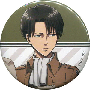 Levi Ackerman Attack on Titan The Final Season Trading Can Badge Group C animate cafe Limited Can Badge [USED]