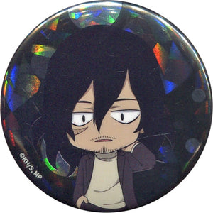 Shota Aizawa My Hero Academia Kirakira 56mm Can Badge Collection Namja Town 2020 Winter Limited Tin Badge [USED]