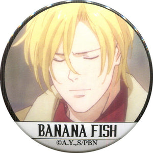 Ash Lynx Eyes Closed Banana Fish Character Badge Collection Broadcast Commemorative Original Picture Exhibition Limited Badge [USED]