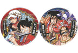 Luffy, etc. One Piece Collection Can Badge Jump Festa 2021 Limited Set of 2 Can Badge [USED]