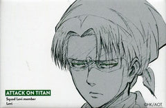 Levi Ackerman Cleaning Attack on Titan WIT STUDIO Square Can Badge Collection Part 2 Tin Badge [USED]