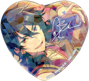 Rei Sakuma Ensemble Stars! TORUPAKA! Heart Shaped Can Badge Vol.5 Ver.A Can Badge [USED]